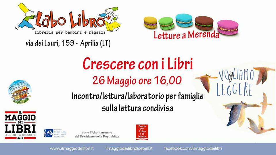 MAGGIO DEI LIBRI – Lettura a Merenda